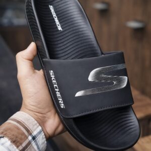 Skechers Full Black Flip Flops