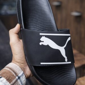 Puma Full Black Flip Flops