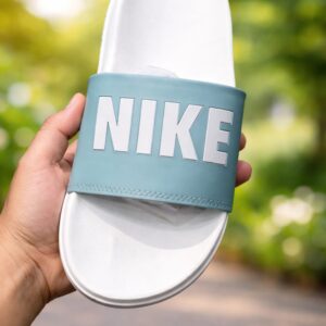 Nike Comfort Slides Blue White – Premium Comfort Slides (Blue/White)